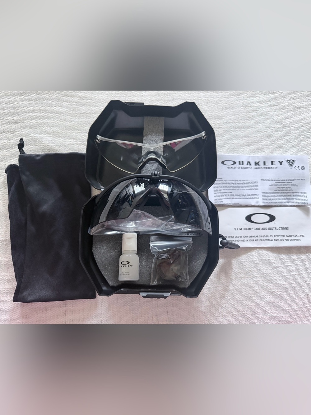 NEW Oakley SI Ballistic M Frame 3.0 Polarized & Clear Lens Complete Kit - Picture 3 of 5